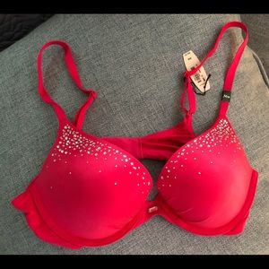 Victoria Secret Plunge Diamond Studded Bra